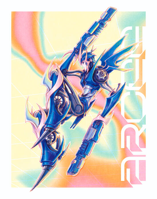 Arcee - Marker and pencil